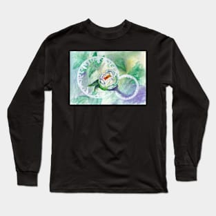 Abstract peony Long Sleeve T-Shirt